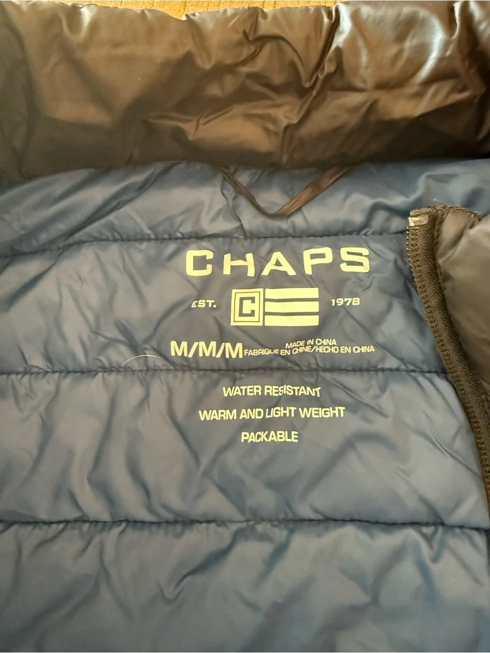Chaps lightweight quilted